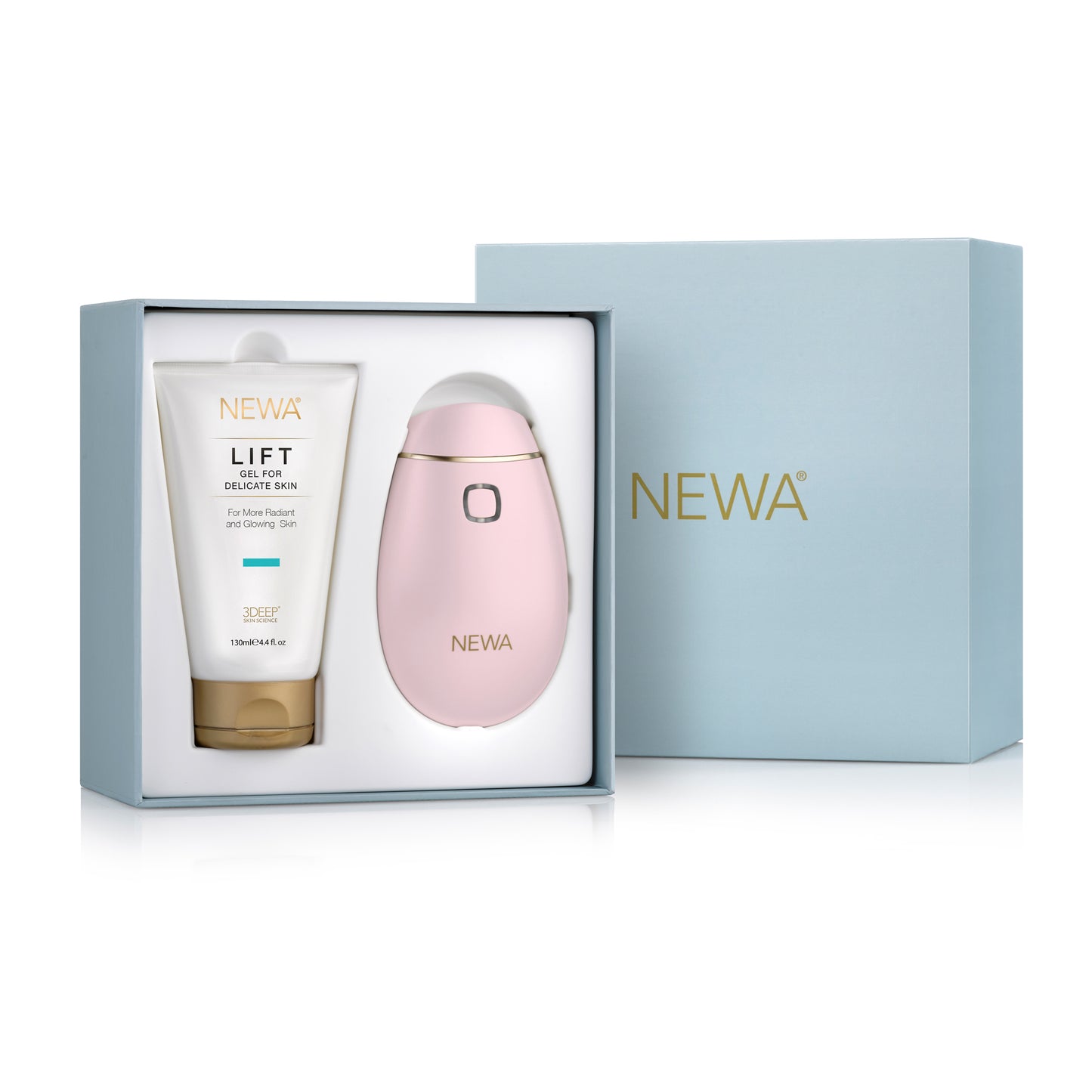 NEWA face lifting skin wrinkles reduction device pink 